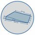 Подушка ортопедическая Клин при рефлюксе с регулировкой высоты J2540 D