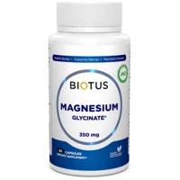 Магній гліцинат Biotus Magnesium Glycinate 350 мг, 60 капсул