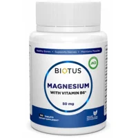 Магній і вітамін В6 Biotus Magnesium with Vitamin B6 таблетки, 100 шт.