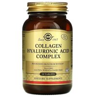 Колаген Гіалуронова кислота комплекс Solgar Collagen Hyaluronic Acid Complex таблетки №30 (США)