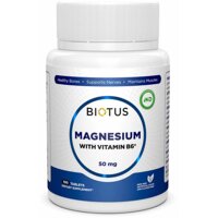 Магній і вітамін В6 Biotus Magnesium with Vitamin B6 таблетки, 100 шт.