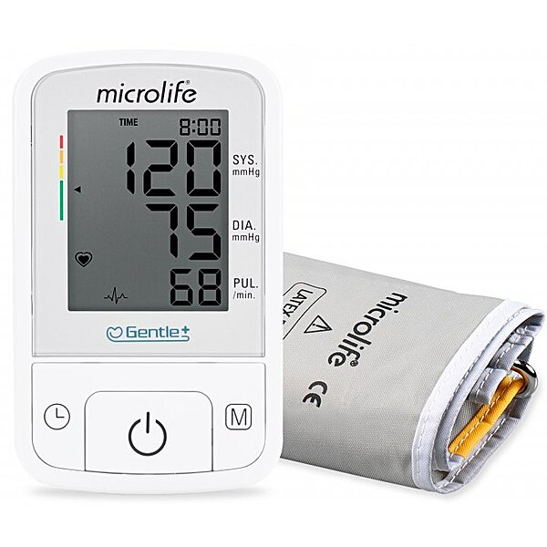 Автоматический тонометр Microlife BP A2 Basic с адаптером и удлиненной манжетой 22-42 см (Швейцария)