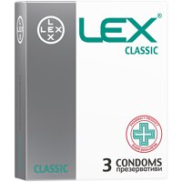 Презервативы классические Lex Classic, 3 шт (Швейцария)
