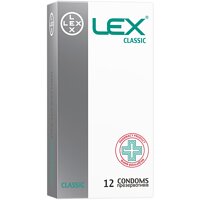 Презервативы классические Lex Classic, 12 шт (Швейцария)