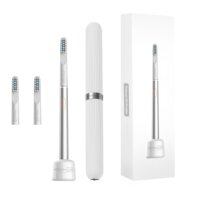 Звукова відбілювальна зубна щітка MEDICA+ Lux 10ХN Aluminum Portable Silver (Japan) S44-1983660740 №2