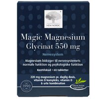 Магний глицинат New Nordic 550 mg., 60 табл. 