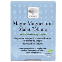 Магний малат New Nordic 750 мг. 60 табл.
