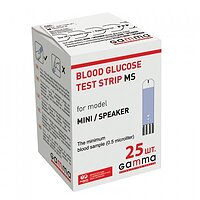 Тест - смужки Gamma MS , 25 шт .