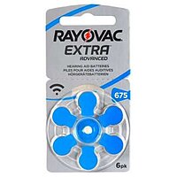 Батарейки Rayovac Extra Advanced (675) блістер (6 шт)