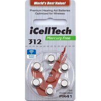 Батарейки для слухових апаратів iCellTech A312, 1шт