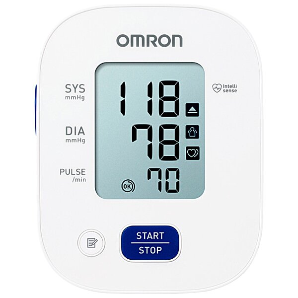 Купити Автоматичний тонометр Omron М2 Plus з віялоподібною манжетою 22-42 см та адаптером мережі (HEM-7146-Е) (Японія)