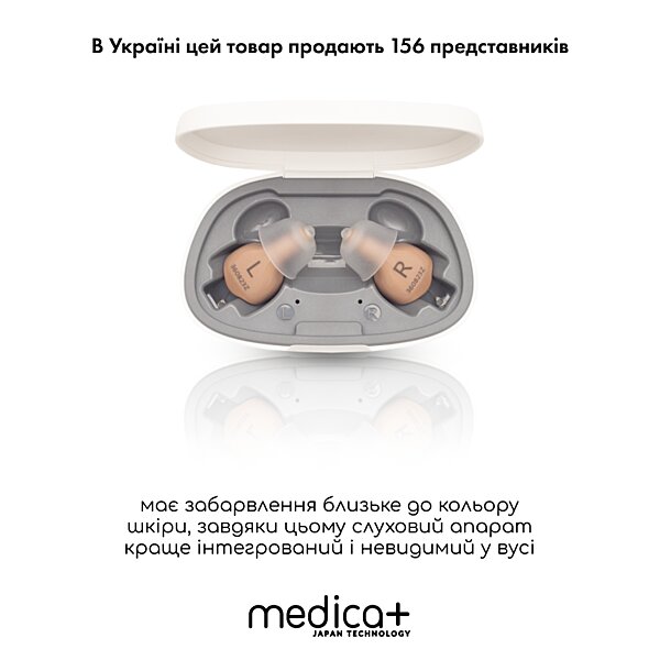 Слуховий універсальний апарат MEDICA+ Sound Control 16 (Japan) S44-1904252648