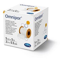Пластир фіксуючий з нетканого матеріалу Omnipor Hartmann 5 см х 5 м 1шт