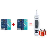 Акційний набір! Глюкометр LONGEVITA Smart + Тест-смужки 100шт (2 * 50шт)