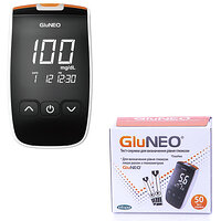 Акційний набір Глюкометр GluNeo (ГлюНео) з 75 тест-смужками, Infopia