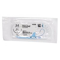 Пролен (Prolene) 2/0, довжина 75 см кільк. голка 31 мм W295
