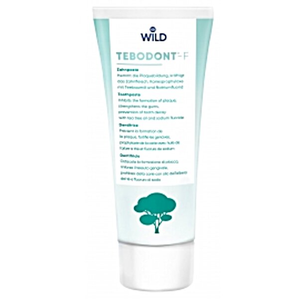 Зубна паста з маслом чайного дерева TEBODONT - F 75мл , Wild - Pharma