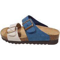 Жіночі шльопанці Grunland CB2249 11HOLA JEANS-MULTI, біло-сині (Італія)