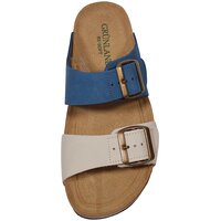 Жіночі шльопанці Grunland CB2249 11HOLA JEANS-MULTI, біло-сині (Італія) №2