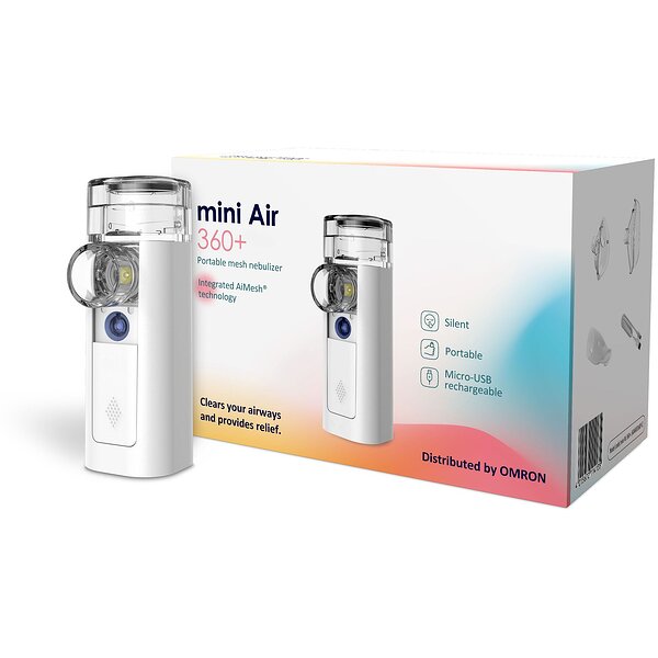 Фото Меш-небулайзер/інгалятор Mini Air 360+ Omron (Китай)