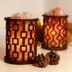 Соляной светильник Saltlamp Корзина "Квадраты" 1,7 кг