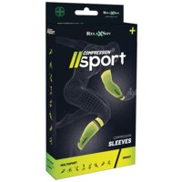 Компресійні рукави з волокном Dryarn Relaxsan Sport Чорний/Сірий (пара) №2