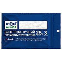 Бинт еластичний сітчастий трубчастий, 25смх3см MedTextile (Україна)