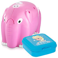 Інгалятор компресорний CNB69012 PINK Longevita + ланчбокс DISNEY ELSA (161456-072)