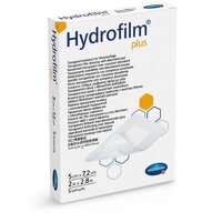 Пов&rsquo;язка плівкова Hartmann прозора з абсорбуючою подушечкою Hydrofilm Plus, 5х7,2 см, 1 шт.