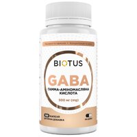 ГАМК (гамма-аминомасляная кислота), GABA, Biotus, 100 капсул (Украина)