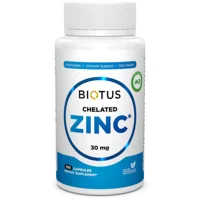 Хелатний цинк Biotus Chelated Zinc капсули по 30 мг, 100 шт.