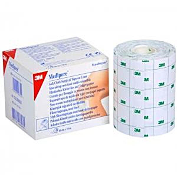 М'який еластичний пластир 3М Медіпор ( Medipore ) 10 см х 10 м , арт. 2991/ 2
