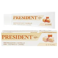 Дитяча зубна паста President Baby Caramel до 3 років 30 мл