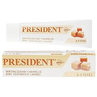 Дитяча зубна паста President Baby Caramel до 3 років 30 мл