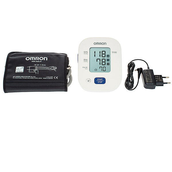 Характеристики Тонометр OMRON M2+ з адаптером HHP-CM01