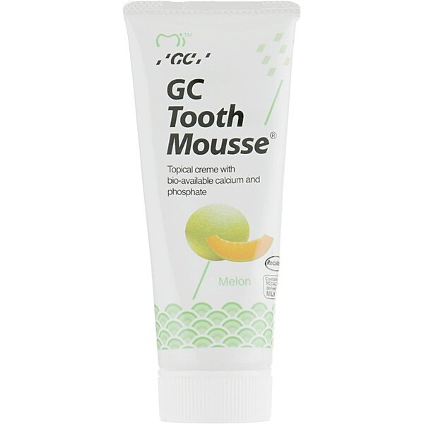 Тус Мусс Melon (GC Tooth Mousse) гель для реминерализации зубов, дыня, 35 мл (Япония)