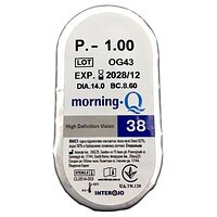 Трёхмесячные контактные линзы, 4 шт, Morning Q38 Interojo (Южная Корея) №2