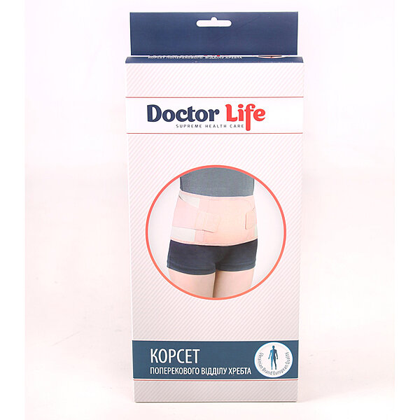 Корсет для поперекового відділу хребта Doctor Life А5-106 (Україна)