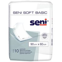 Пелюшки гігієнічні SENI SOFT Basic 90х60 см. 10 шт. (Польща)