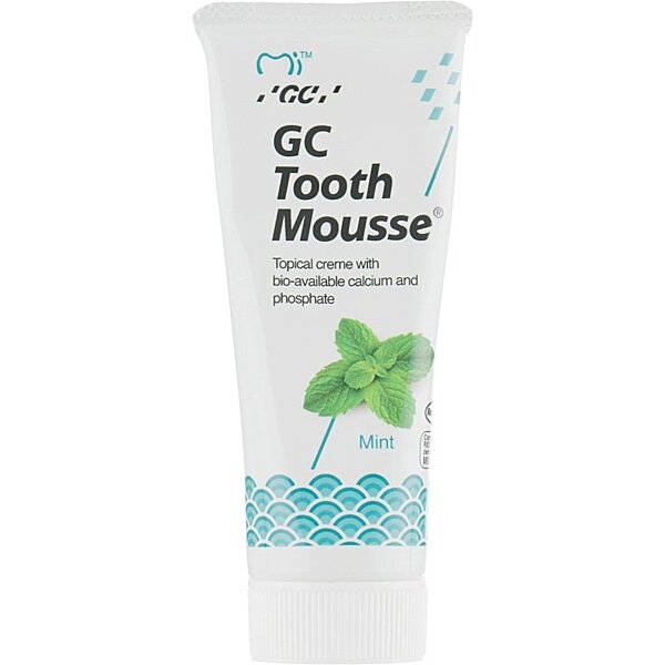 Тус Мус Mint (GC Tooth Mousse) гель для ремінералізації та зміцнення зубів, 1 тюбик 35 мл (Японія)