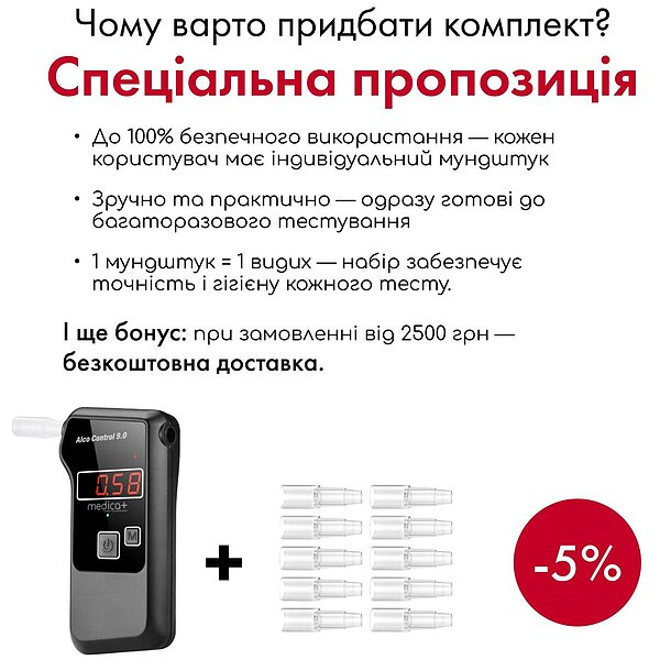 Електрохімічний алкотестер MEDICA+ Alco Control 9.0 PRO (Japan) S44-1580249352