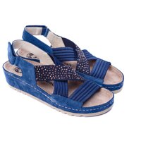 Босоножки анатомические женские Mubb Vesuvio Blue 8800 (Сербия)