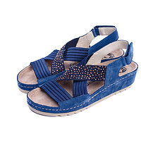 Босоножки анатомические женские Mubb Vesuvio Blue 8800 (Сербия) №2