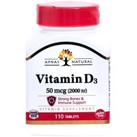 Вітамін Д3 50мг (2000 МО) №110 табл. APNAS NATURAL