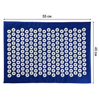 Аппликатор Кузнецова коврик 40×55×1 см + Валик 36×15×8 см синий Universal №2