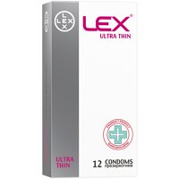 Презервативи ультратонкі Lex Ultra Thin, 12 шт (Швейцарія)