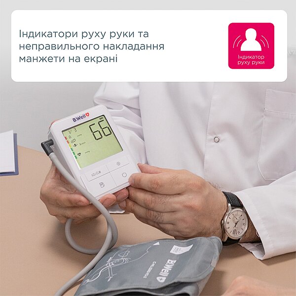 Автоматический тонометр B.Well MED-51 без адаптера (Швейцария)