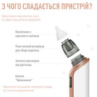 Назальний аспіратор (соплевідсмоктувач) MEDICA+ NOSE CLEANER 6.0  №2