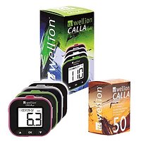 Акційний набір Глюкометр Wellion Calla Light з 50 тест- смужками в комплекті, (Австрія)