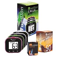Акційний набір Глюкометр Wellion Calla Light + 50 тест-смужок + 50 ланцетів , (Австрія)